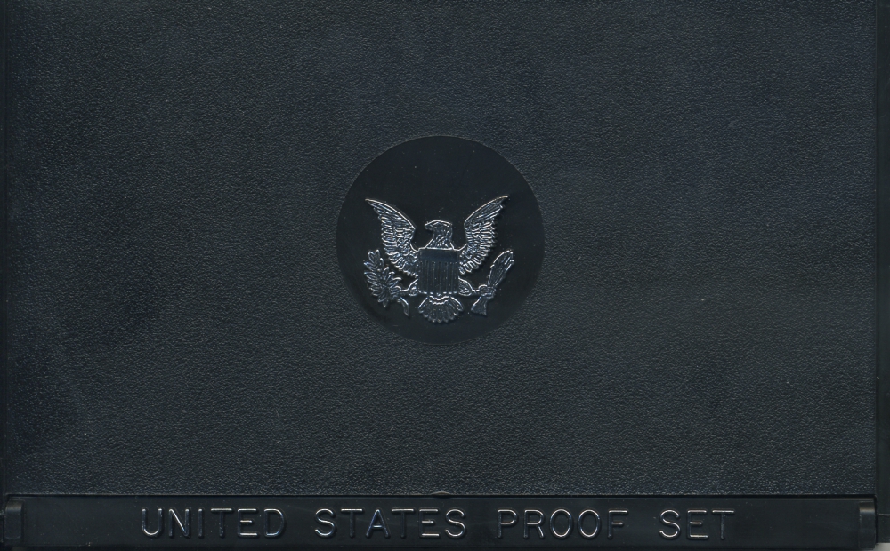 США официальный набор из 6 монет 1975 S, набор президентов, в пластике, оригинальная коробка PROOF 00-00