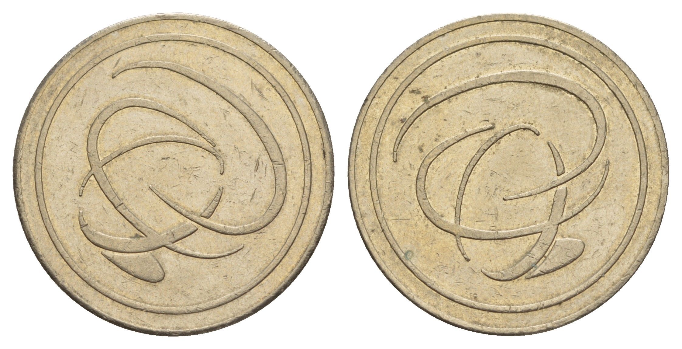 Европа жетон ND диаметр 28 мм, вес 10 гр медно-никель 4656-435