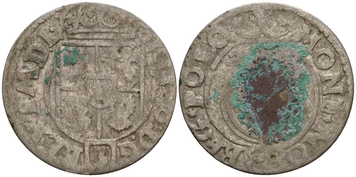 Польша 3 полкера (3 полторака - 1 крейцер) ND (1620-1627) Сигизмунд III Ваза (1587-1632) KM 41 серебро 4158-1045