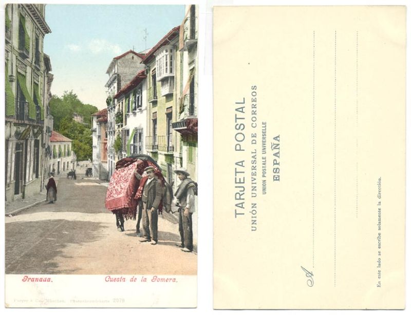 ИСПАНИЯ ГРАНАДА CUESTA LA GOMERA до 1917 153-18-22