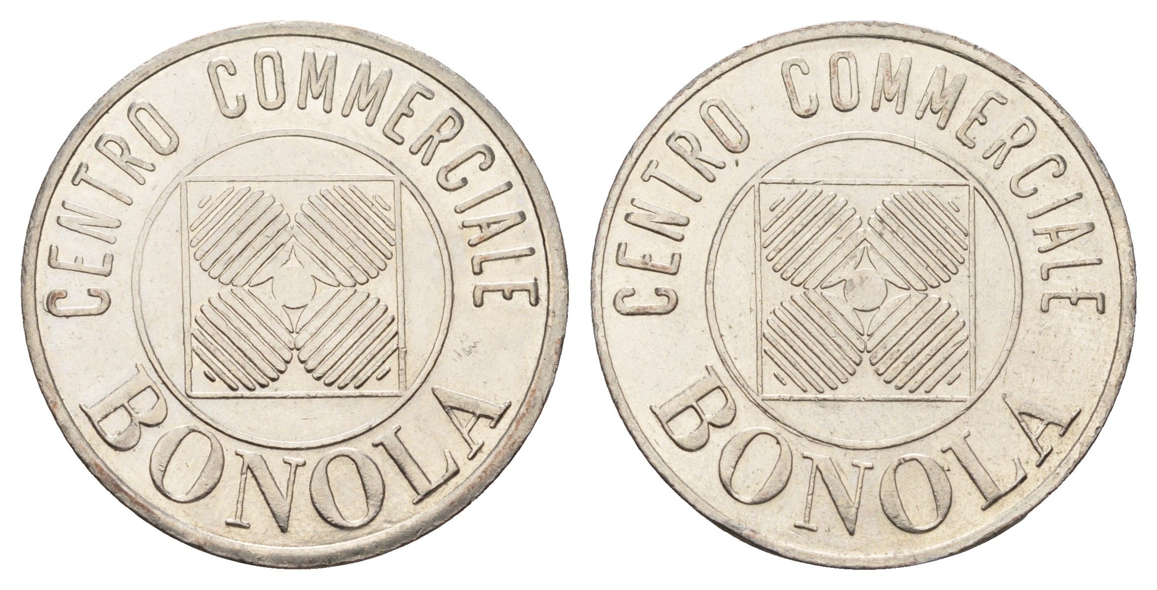 Италия, Милан медаль Centro Commerciale Bonola - торговый центр диаметр 30 мм, вес 8,7 гр нержавеющая сталь 4667-1045