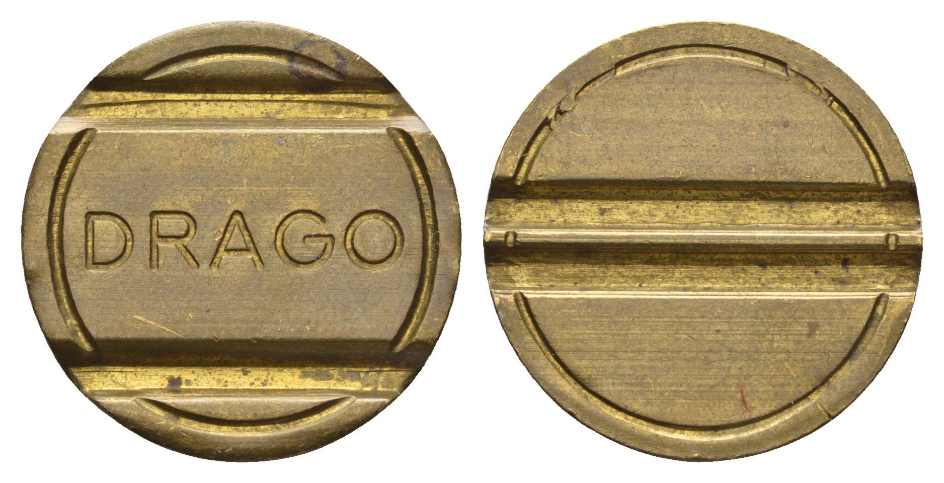 Великобритания жетон Drago диаметр 24 мм, вес 5,7 гр латунь 4670-622