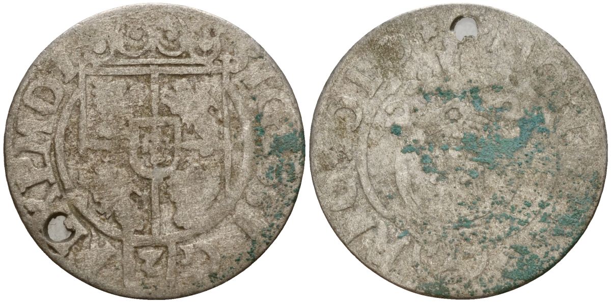 Польша 3 полкера (3 полторака - 1 крейцер) ND (1620-1627) Сигизмунд III Ваза (1587-1632) KM 41 серебро 4158-1117