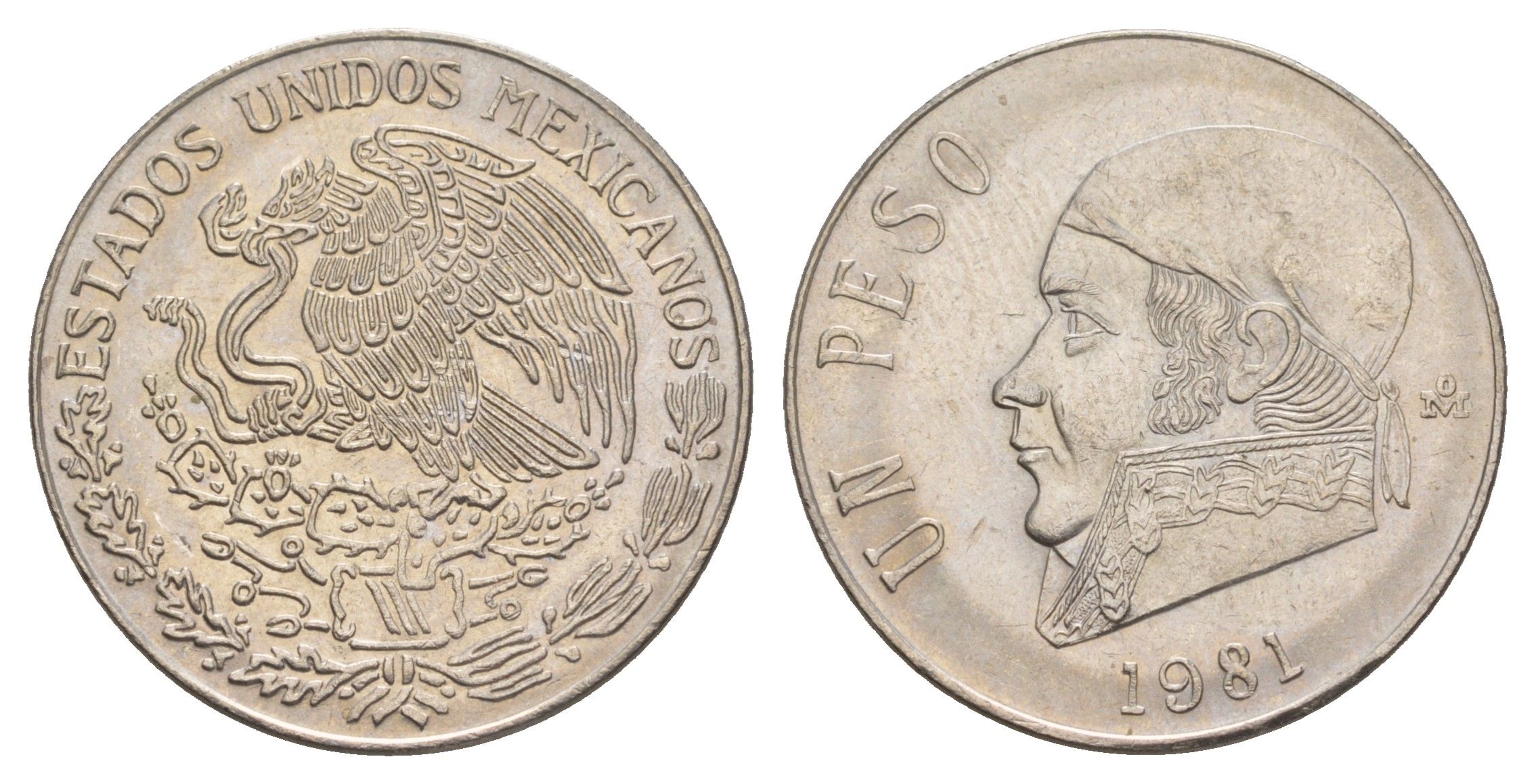 Мексика 1 песо 1981 Хосе Мария Морелос KM 460 медно-никель 4656-1224