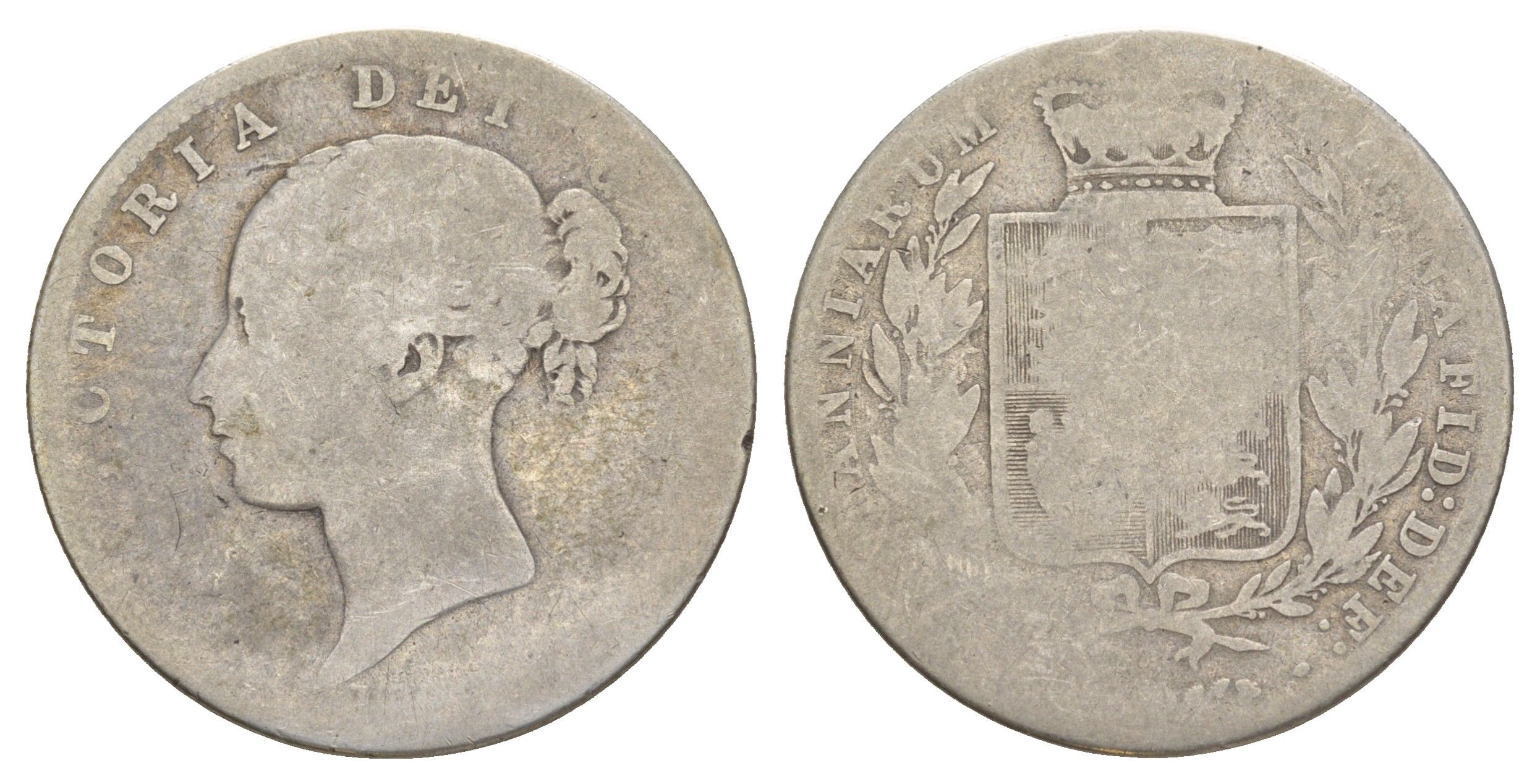 Великобритания 1/2 кроны 1874-1887 Виктория (1837-1901) KM 756, Spink 3889 серебро 1526-522