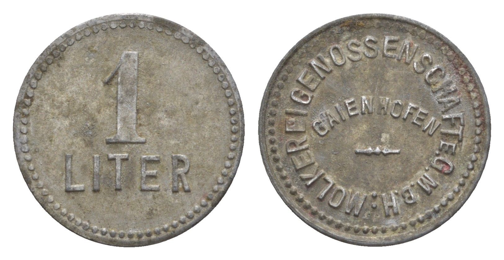 Германия жетон 1 литра пива ND цинк 4636-1252