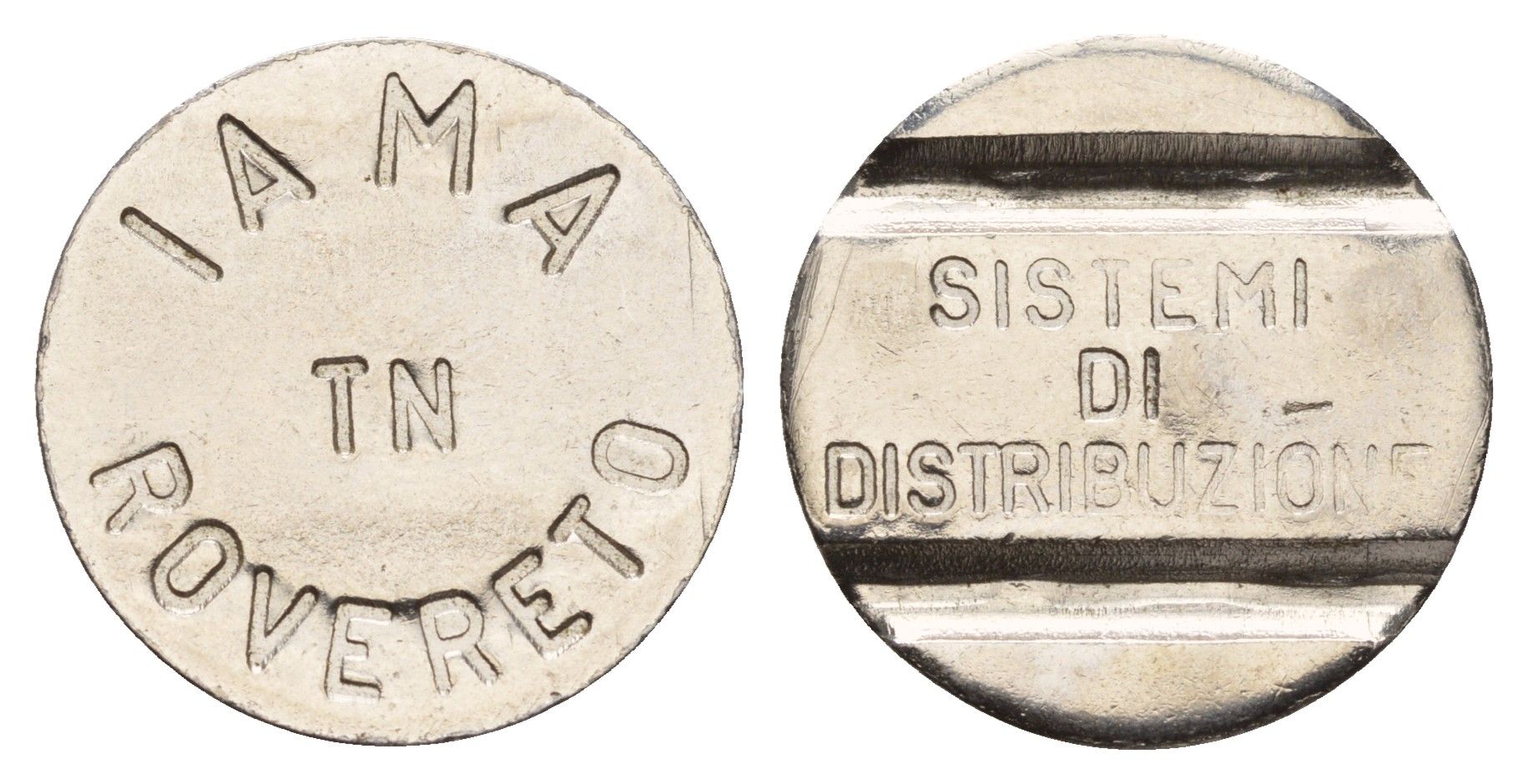 Италия жетон для музыкального автомата диаметр 23,5 мм, вес 6,4 гр нержавеющая сталь 4670-711