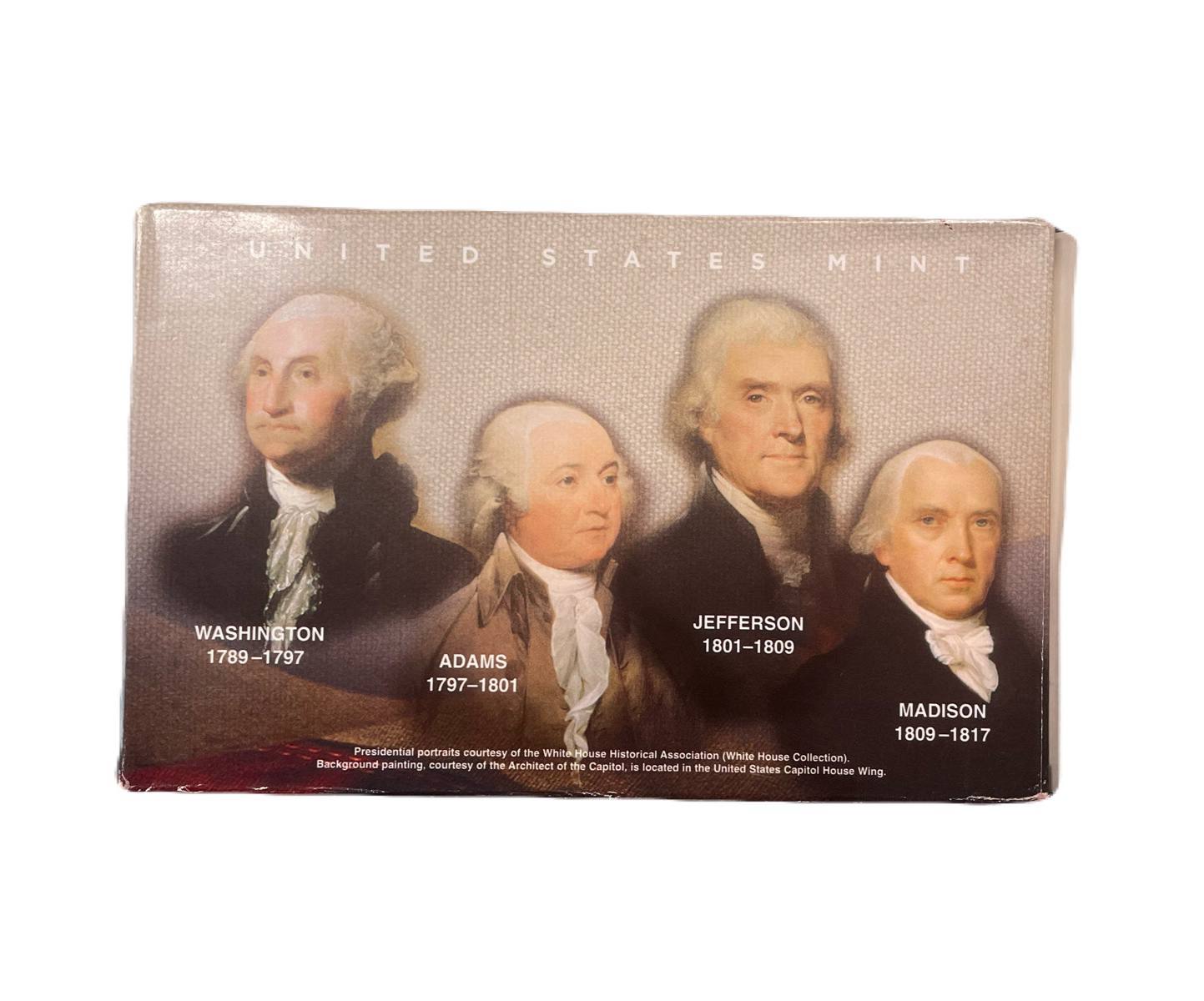 США полный годовой набор из 14 монет (1, 5, 10 (дайм) и 25 (квотер) центов; 1/2 (50 центов) и 1 доллар) 2007 в оригинальной упаковке с сертификатами KM 468, 381, 195a, A202b, 310, 396, 397, 398, 399, 400, 401, 402, 403 и 404 PROOF 5-4-1-18