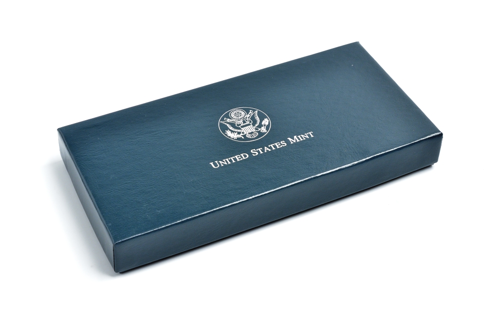 США набор из 3 монет 1 доллару 1994 ветераны, в оригинальной коробке KM 251, 250, 252 серебро	 PROOF 3-6-1-19