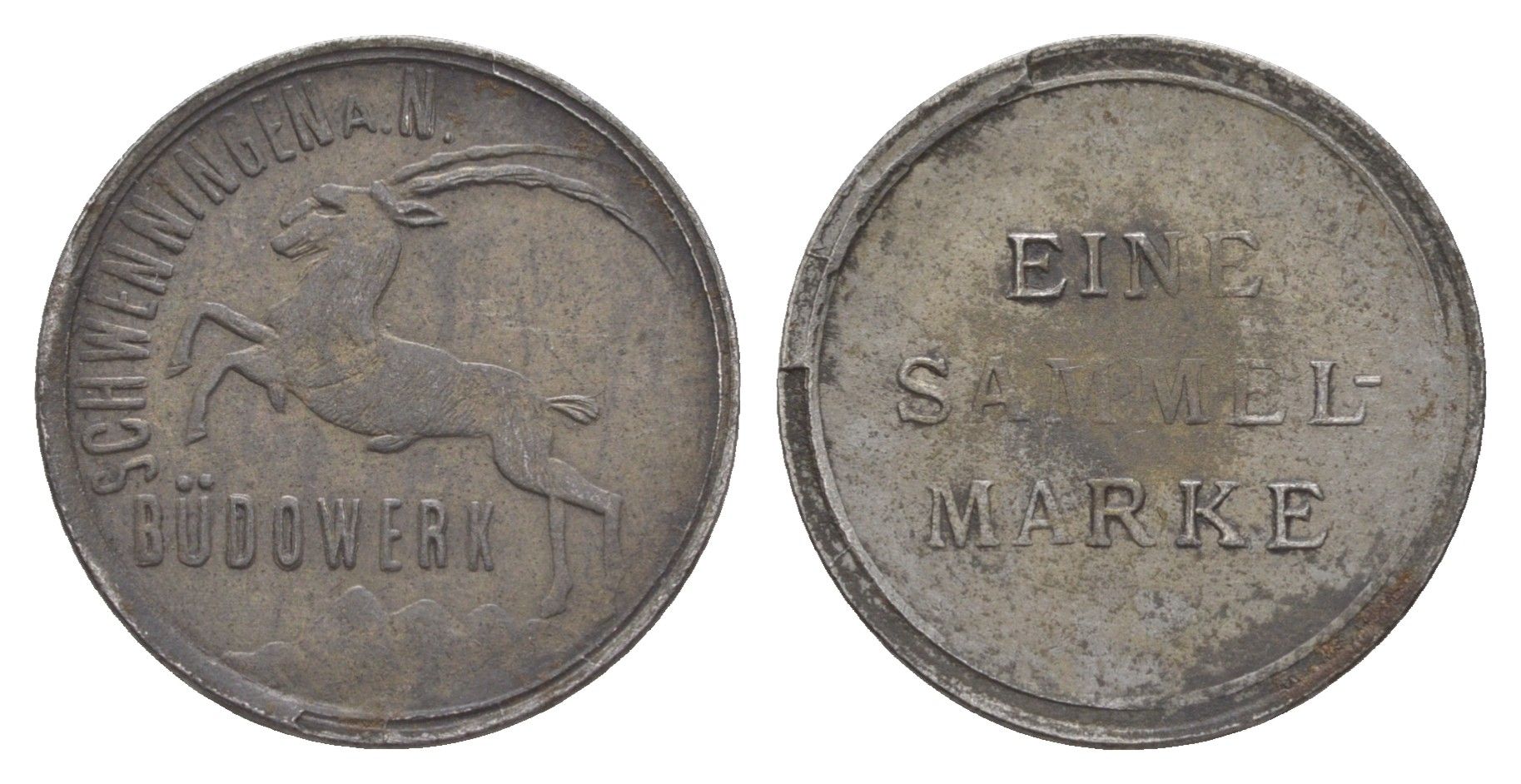 Филлинген-Швеннинген 1 "коллекционная" марка ND Химическая фабрика Budowerk Men18 29052.9 железо 1528-622