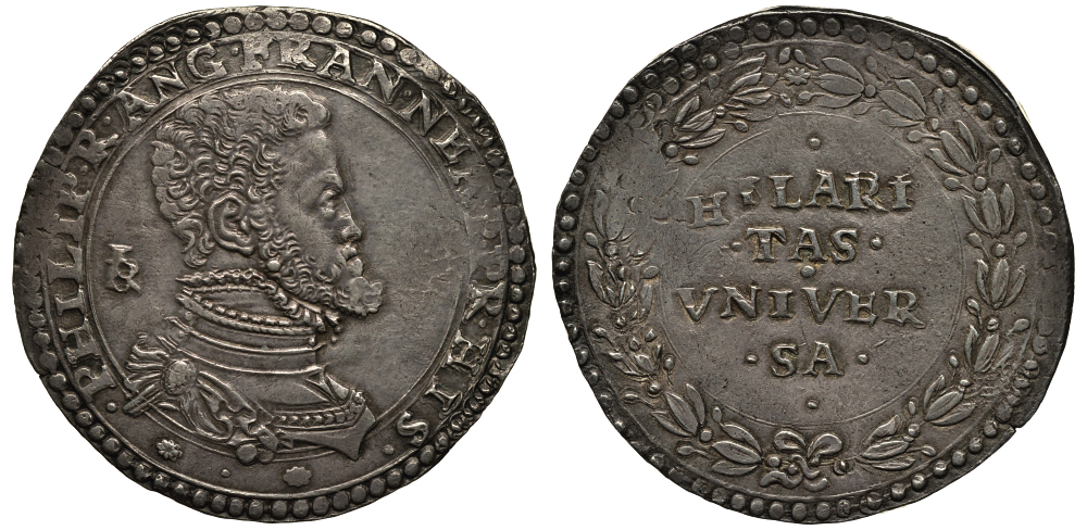 Неаполь и Сицилия 1 дукато 1554-1556 Филипп Dav. 8315 серебро 00-000-00