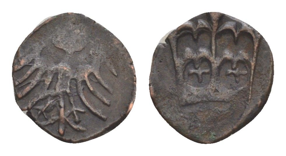 Польша 1 денар ND (1492) Ян I Ольбрахт серебро 1522-1033