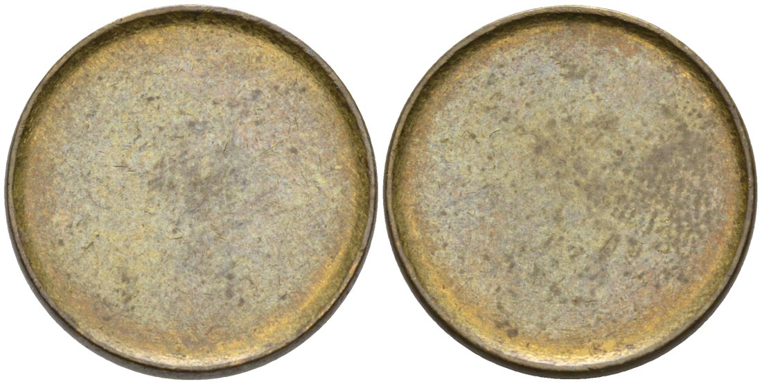 ФРГ ЗАГОТОВКА ДЛЯ МОНЕТЫ 2 ПФЕННИГА 1967-2002 МАГНИТНАЯ, ДИАМЕТР 19,25 ММ. KM 106а сталь плакированная бронзой 192-651