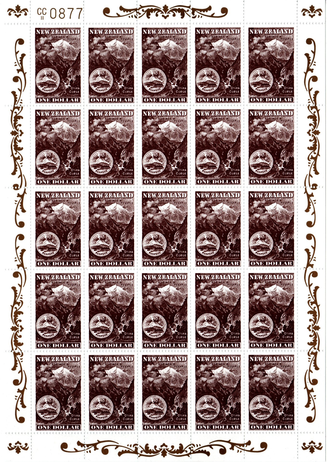 Новая Зеландия набор "коллекция столетия иллюстрированных изображений 1898" год выпуска 1998 альбом ограниченного тиража в футляре, содержащий пронумерованный сувенирный лист x25 каждого номинала