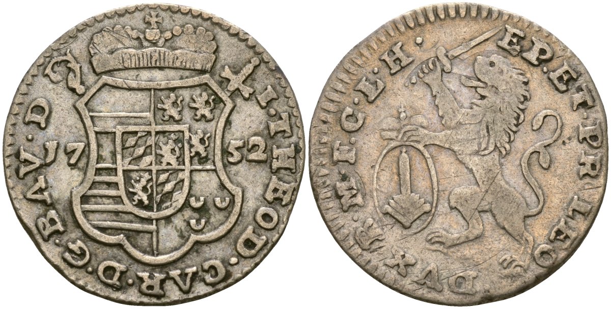 Нидерланды Австрийские 2 эскалинса 1752 KM 16 серебро 272-1031