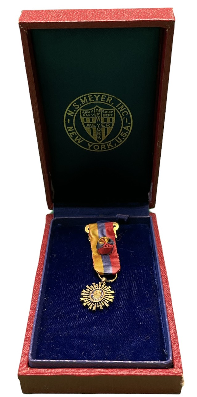 Венесуэла орден Освободителя (также называется орден бюст Боливара), звезда, шейная медаль и фрачник 2-4-2-30