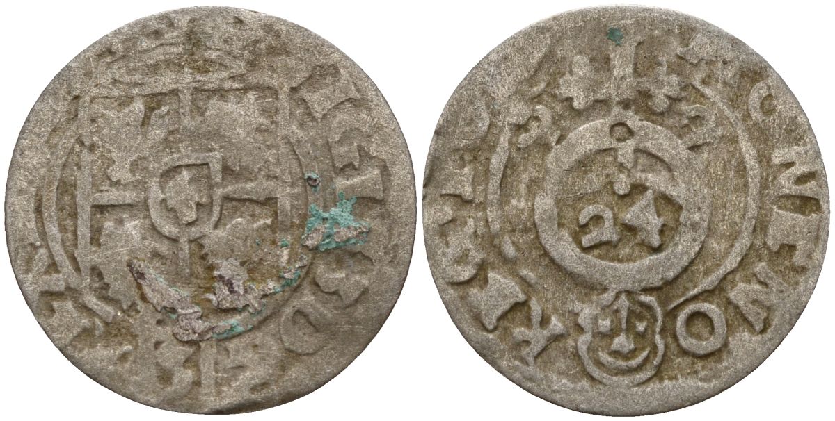 Польша 3 полкера (3 полторака - 1 крейцер) 1622 Сигизмунд III Ваза (1587-1632) Gorecki B.22, KM 41 серебро 4158-867