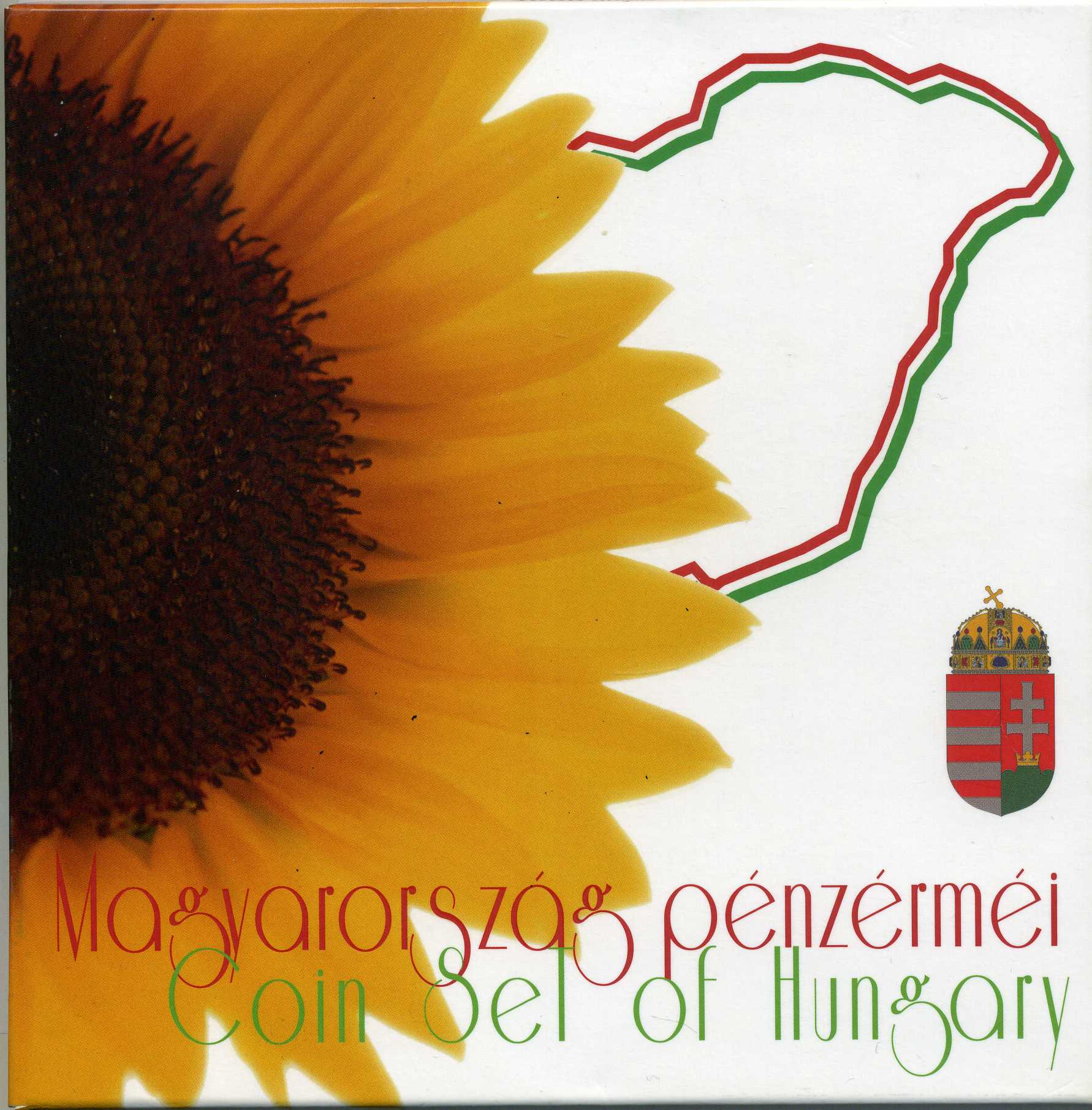 Венгрия набор из 6 монет 2013 официальный выпуск, в оригинальном картонном буклете, тираж 4000 экз. BUNC 3-4-4-15