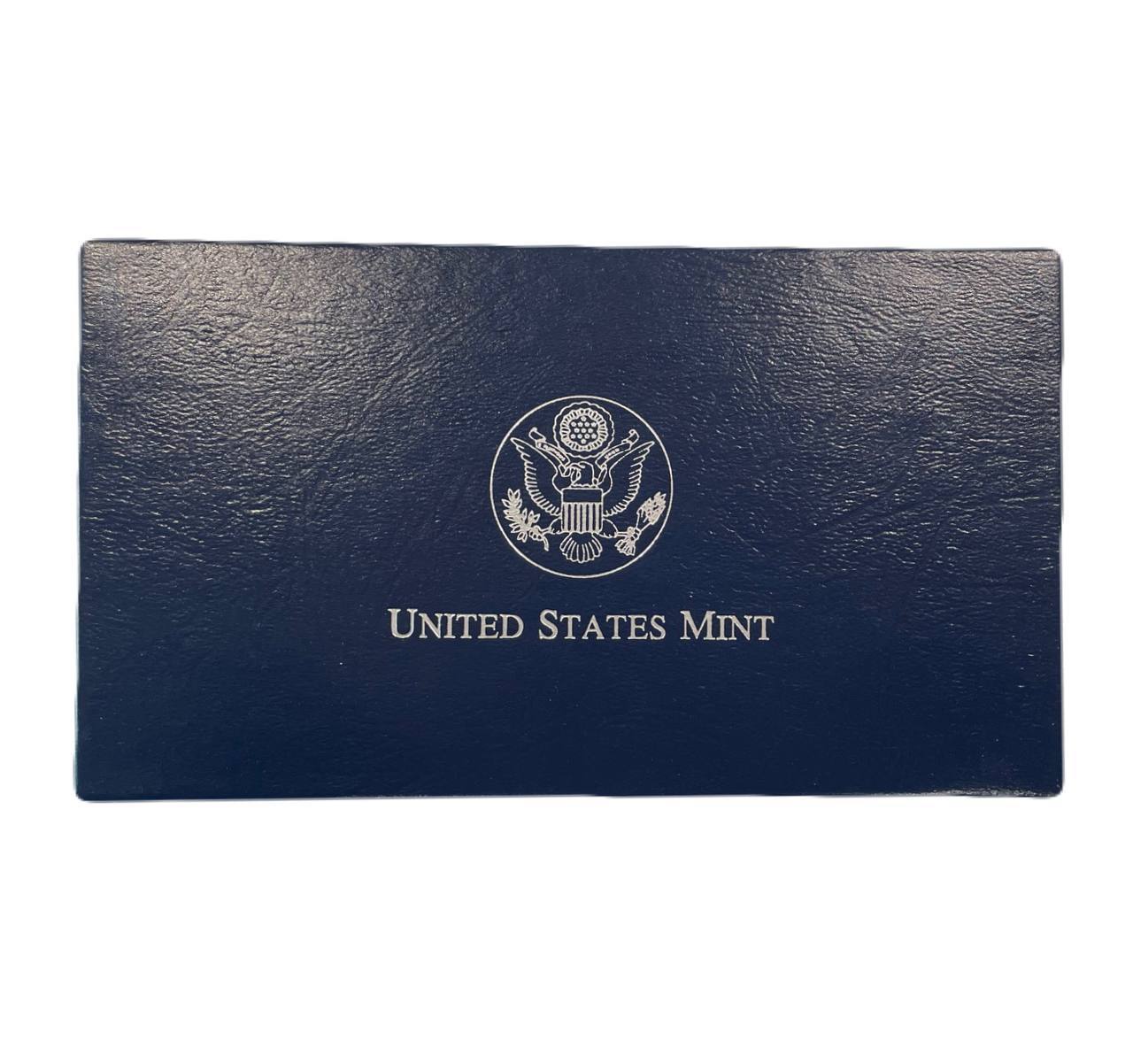 США 1 доллар 2002 P, XIX зимние Олимпийские Игры, Солт-Лейк-Сити 2002, в оригинальной коробке, с сертификатом KM 336 серебро PROOF 3-6-2-05