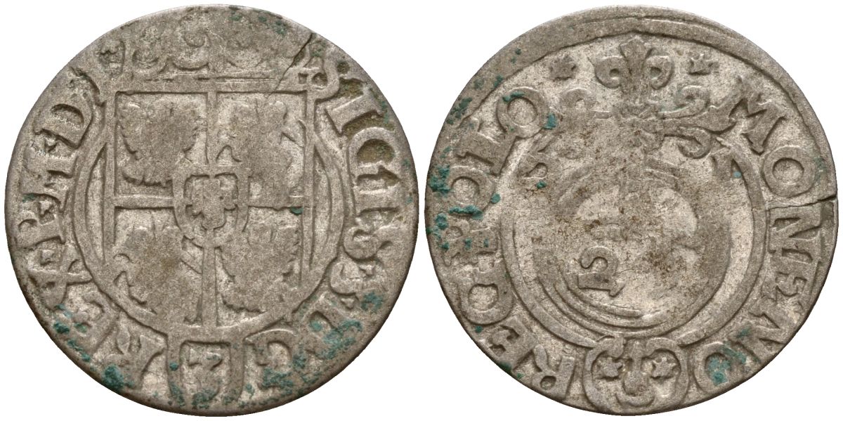 Польша 3 полкера (3 полторака - 1 крейцер) 1621 Сигизмунд III Ваза (1587-1632) Gorecki B.21 серебро 4158-1226