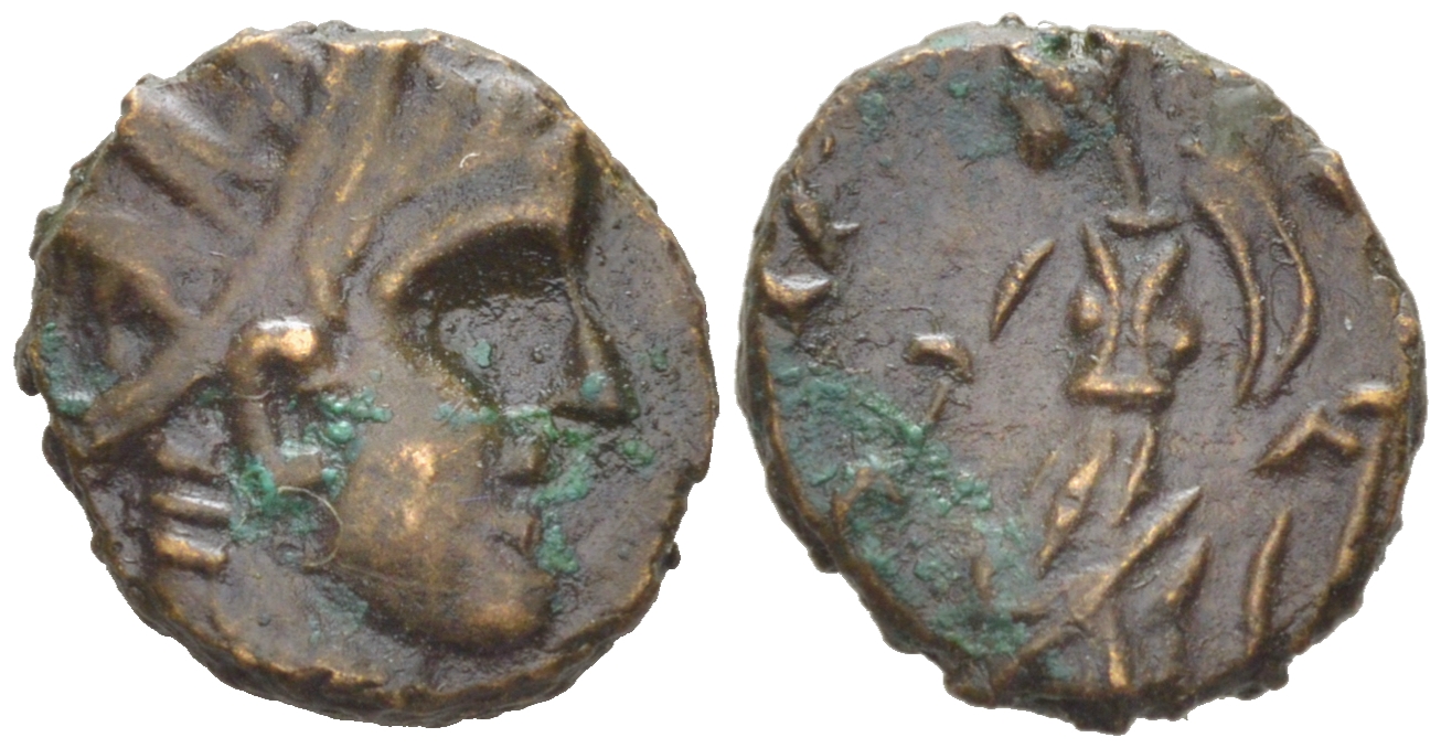 Римская Империя, императоры в Галлии антониниан 273 - 274 Тетрик II, C PIV ESV TETRICVS CAES, бюст цезаря / SPES AVG, Спея, персонификация Надежды, локальная чеканка в Галлии RIC биллон 1073-24-27