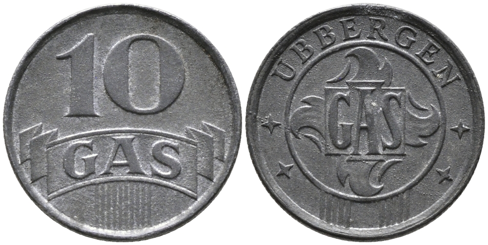 Нидерланды, Харлинген жетон на газ в 10 центов ND (1942) 99-1143