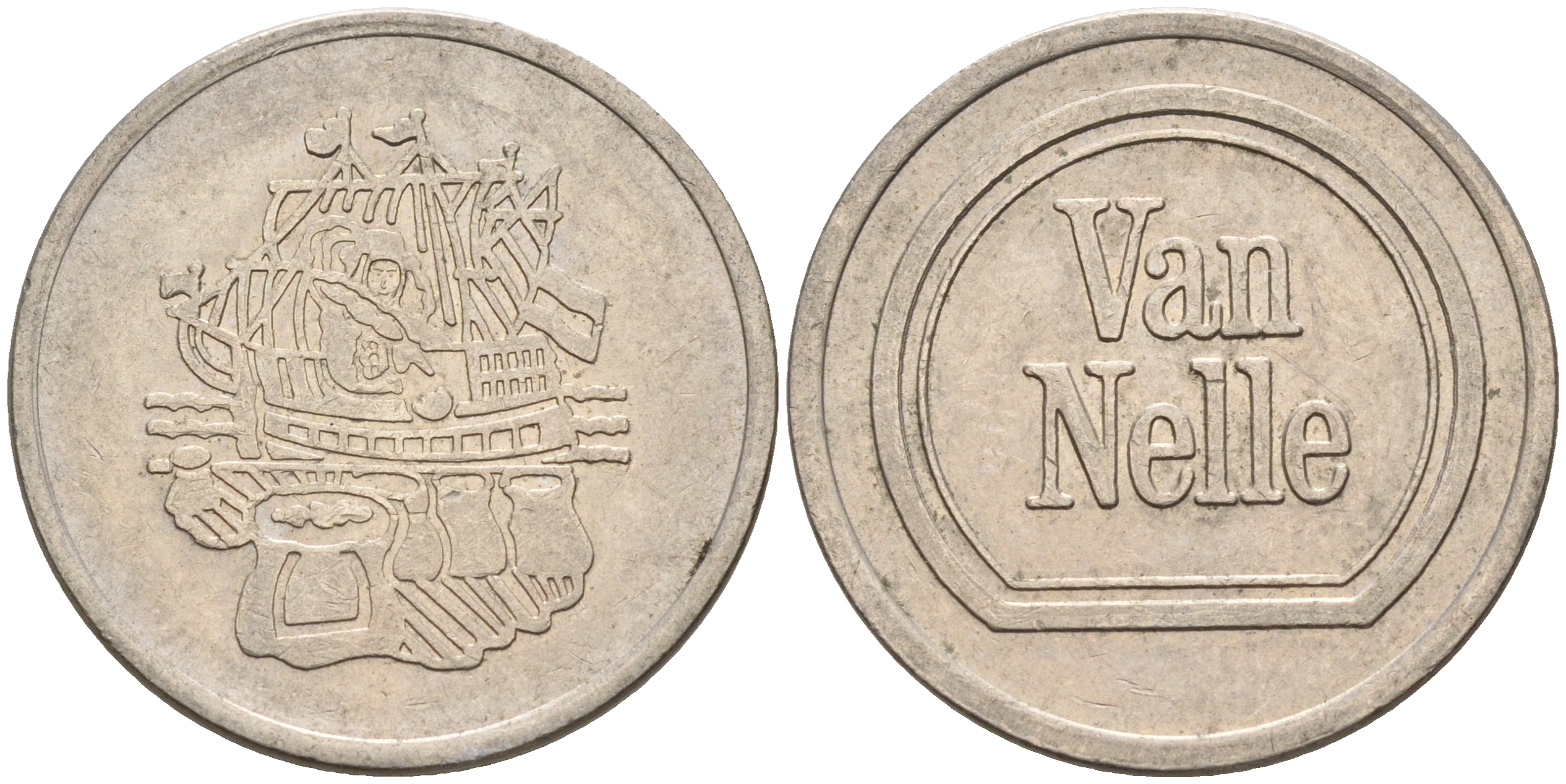 Нидерланды жетон  кофейный VAN NELE  медно-никель    4603-314