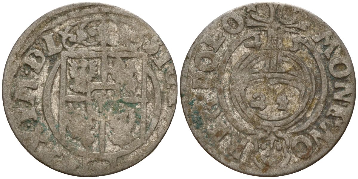 Польша 3 полкера (3 полторака - 1 крейцер) 1625 Сигизмунд III Ваза (1587-1632) Gorecki B.25, KM 41 серебро 4158-1023