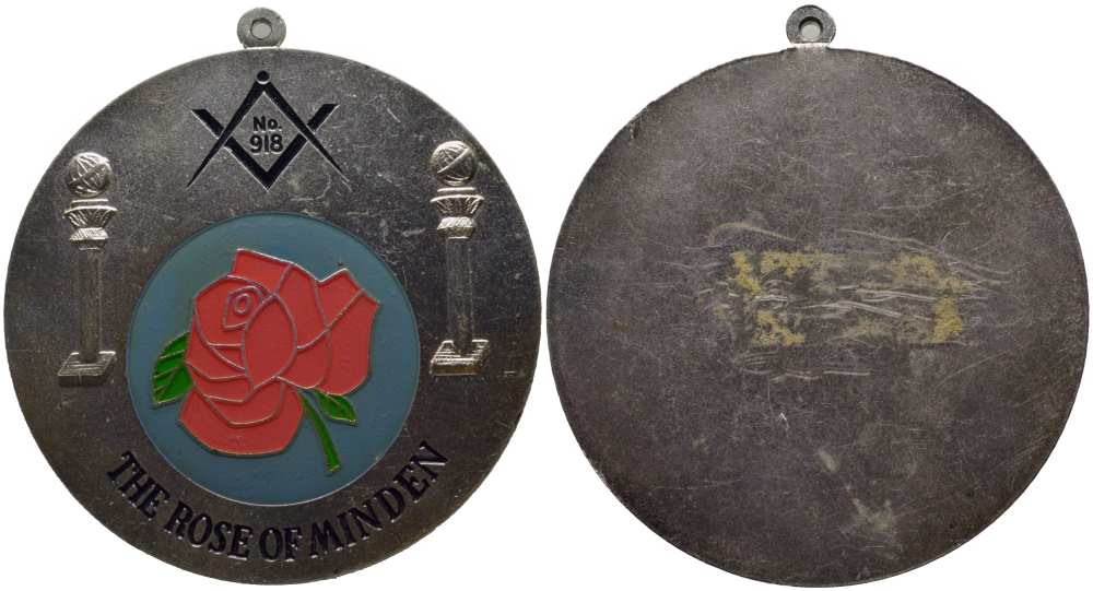 Англия медаль   ND Роза Миндена № 918. В честь сражения при Миндене      5-4-4-39