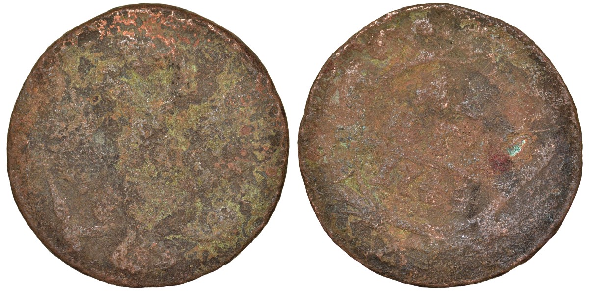 Россия деньга 1744 Елизавета (1741-1761), Красный монетный двор Биткин 352 медь 51-3935