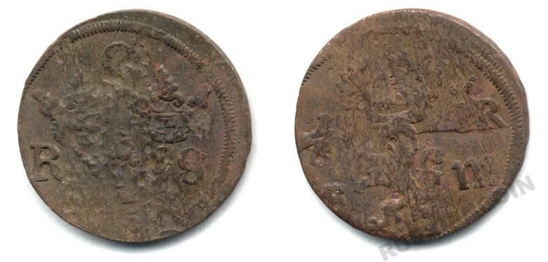 Швеция 1/4 эре 25-1732