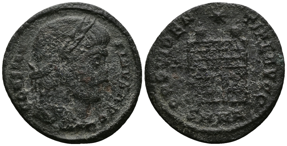 Римская Империя нуммий 324 - 325 Константин I Великий PROVIDENTIAE AVGG Никомедия Very fine RIC 90 бронза 1073-6-57