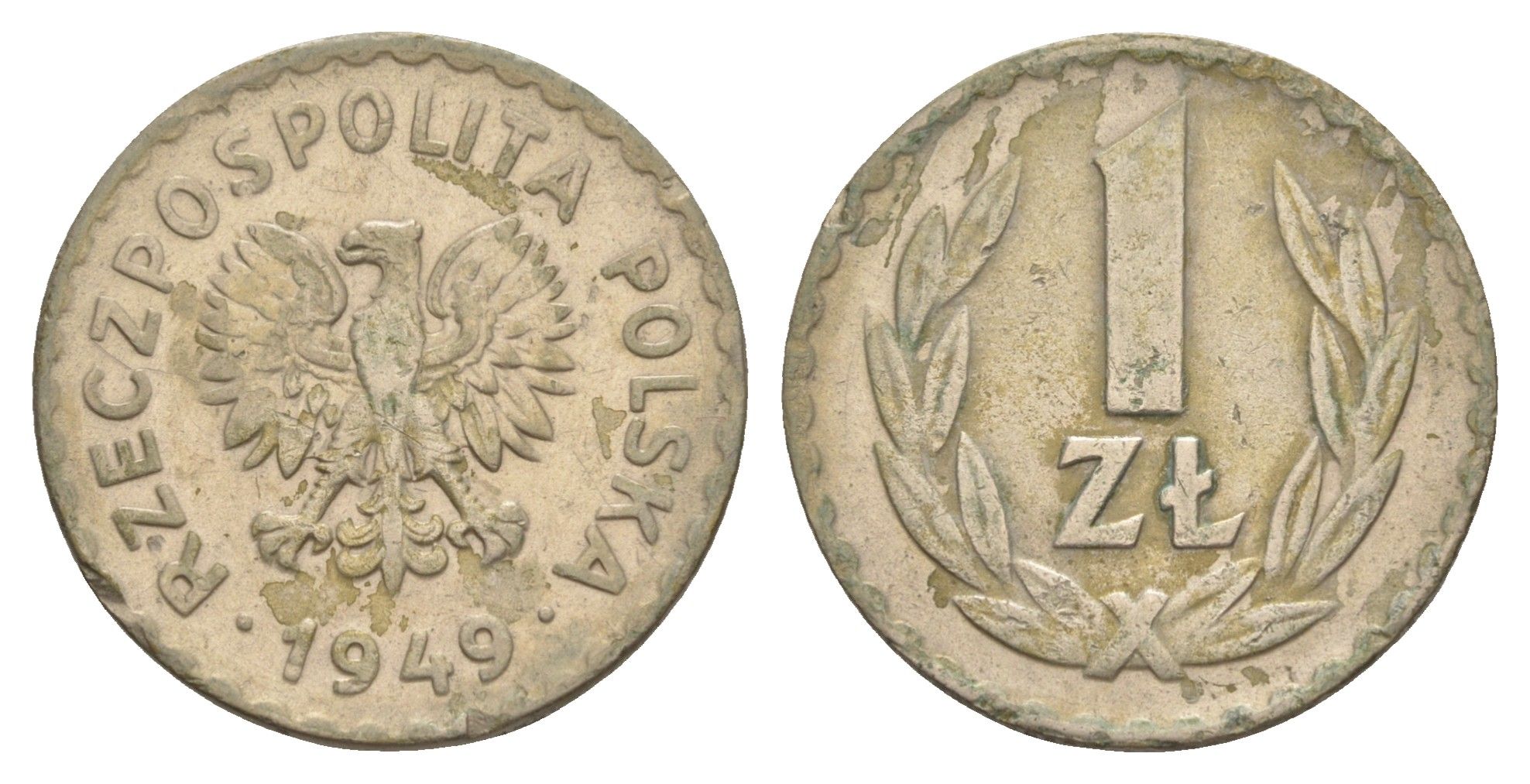 Польша 1 злотый 1949 Y 45 медно-никель 4626-414