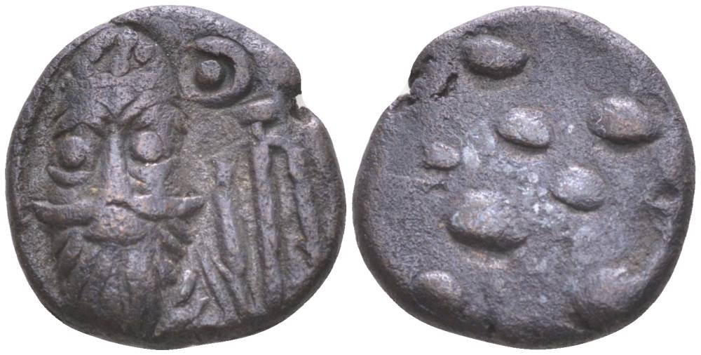 Элимаида драхма II век Ород II, бюст царя, 2,61 гр BMC Arabia p. 262, 19ff медь 1073-19-63