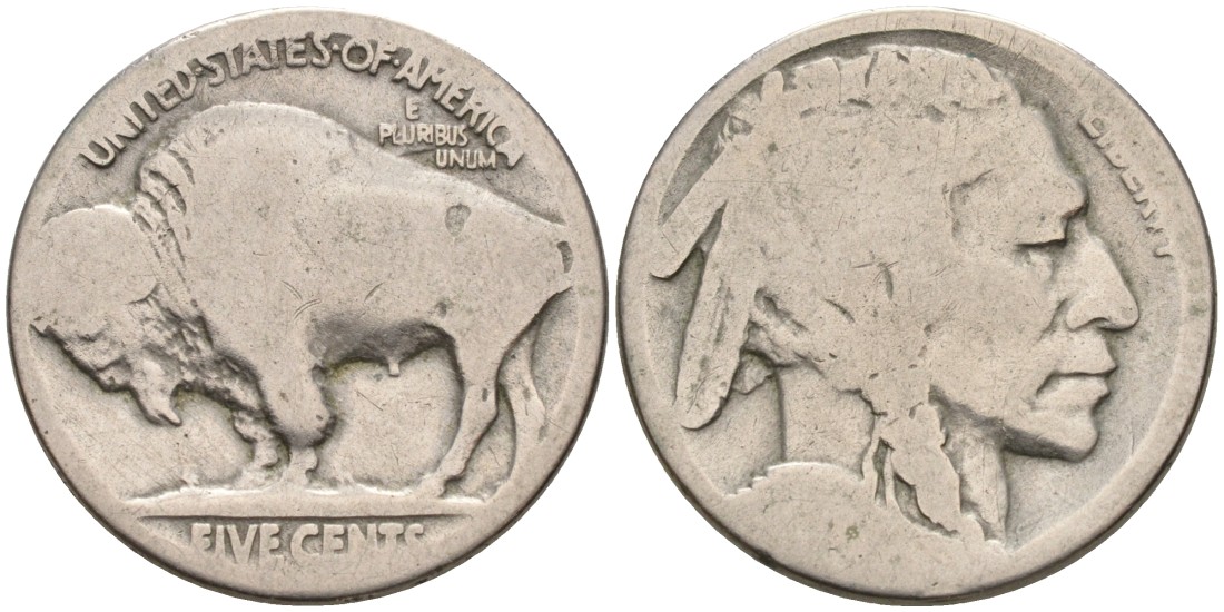 США 5 центов 19?? индеец, бизон KM 134 медно-никель 4563-226