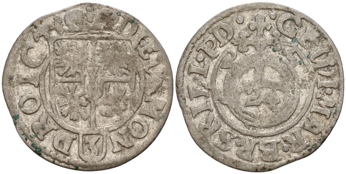 Польша 3 полкера (3 полторака - 1 крейцер) 1625 Сигизмунд III Ваза (1587-1632) Gorecki B.25, KM 41 серебро 4158-1025