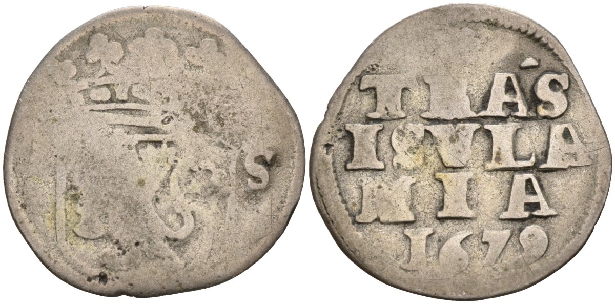 Оверэйсел (Overyssel) 2 стивера 1679 KM 45 серебро 1528-334