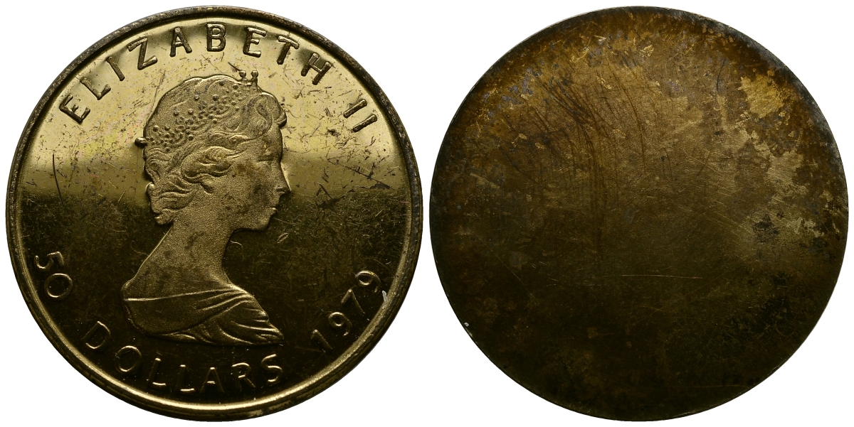 КАНАДА 50 ДОЛЛАРОВ 1979 ОДНОСТОРОННИЙ ОТТИСК 1527-1224