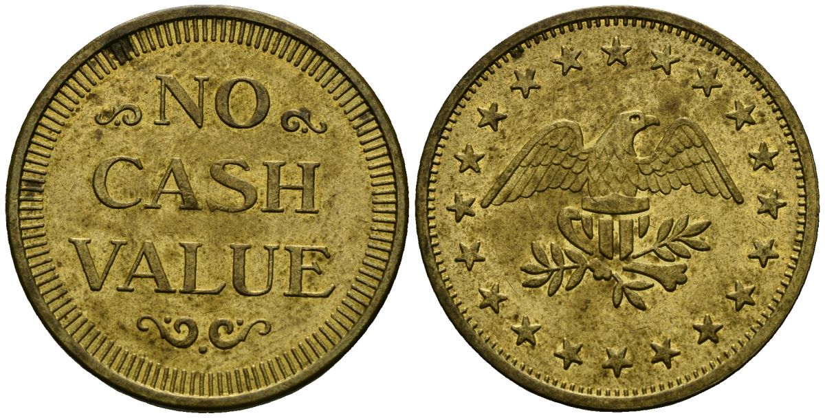 Нидерланды жетон игровой жетон, no cash value бронза 4521-731