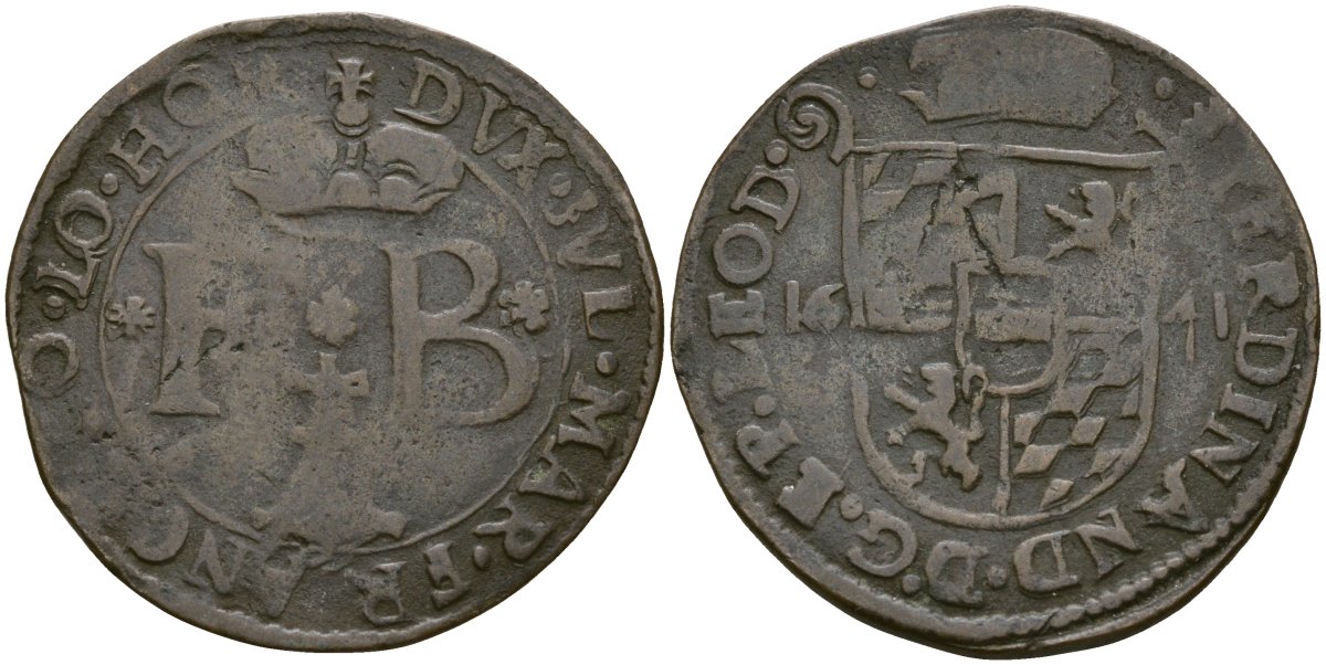 Льеж, Бельгия 1 лиард 1641 KM 42 медь 4146-1041