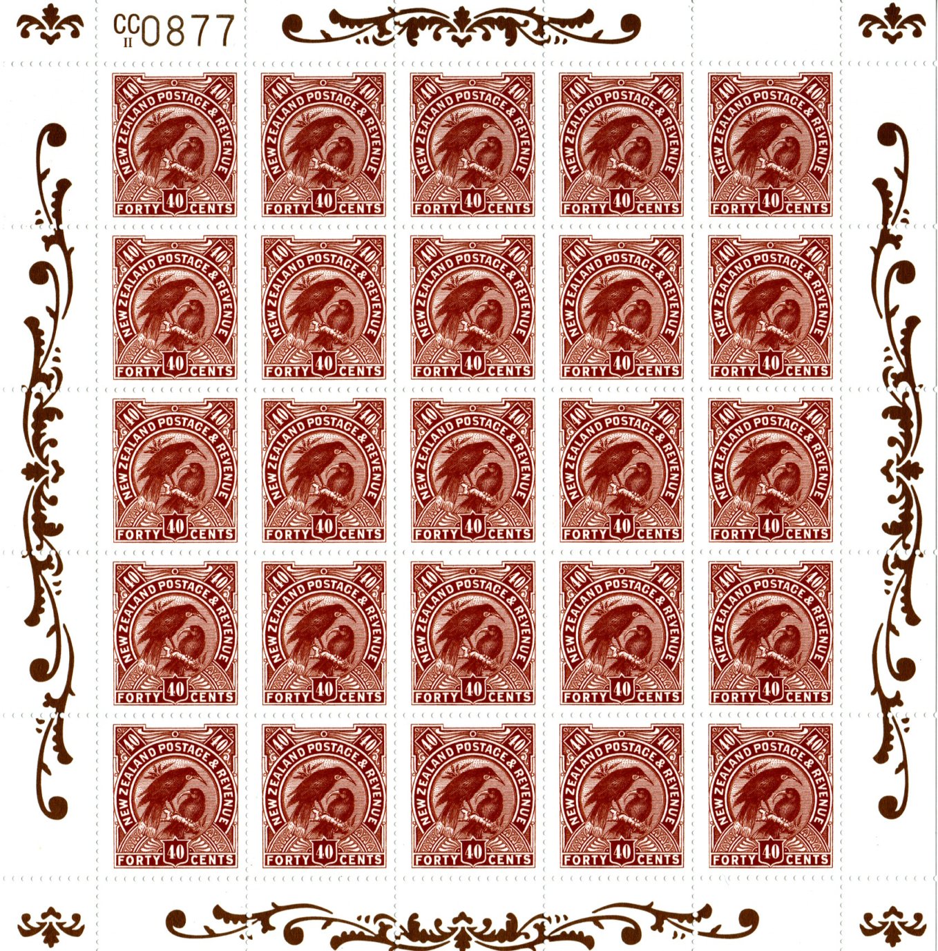 Новая Зеландия набор "коллекция столетия иллюстрированных изображений 1898" год выпуска 1998 альбом ограниченного тиража в футляре, содержащий пронумерованный сувенирный лист x25 каждого номинала