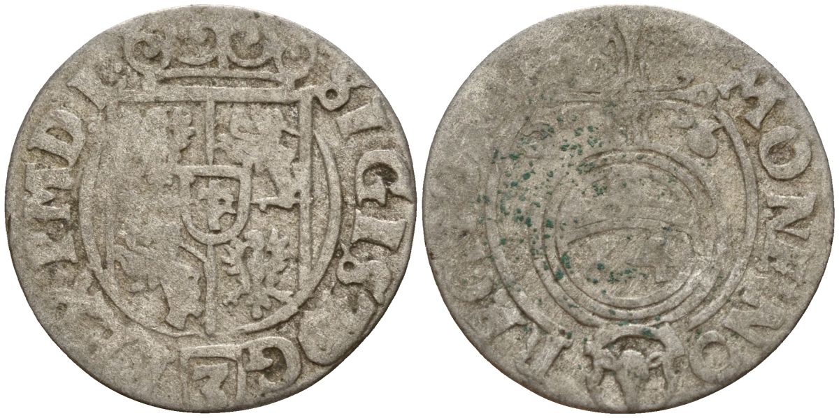 Польша 3 полкера (3 полторака - 1 крейцер) 1626 Сигизмунд III Ваза (1587-1632) Gorecki B.26, KM 41 серебро 4160-218