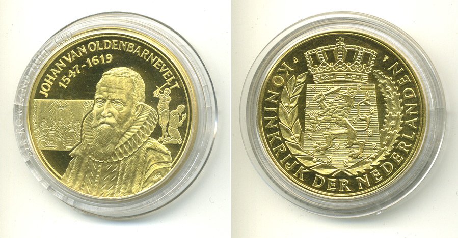 НИДЕРЛАНДЫ МЕДАЛЬ ОЛДЕНБАРНЕВЕЛТ (1547-1619) UNC 06-130-13