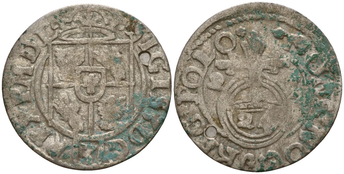 Польша 3 полкера (3 полторака - 1 крейцер) ND (1620-1627) Сигизмунд III Ваза (1587-1632) KM 41 серебро 4158-1163