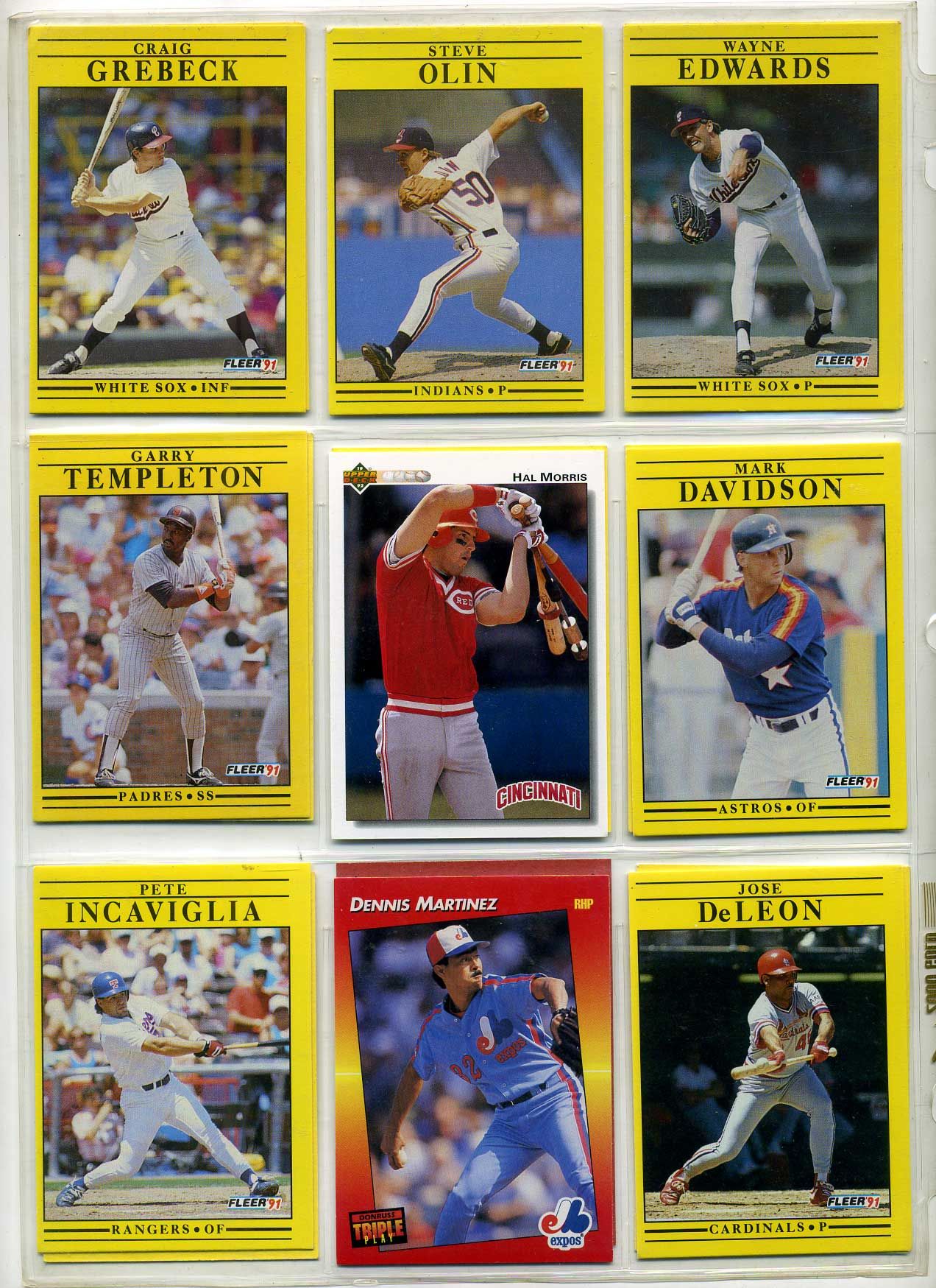 США КАРТОЧКИ БЕЙСБОЛЬНЫЕ 9 штук разных 7501-48