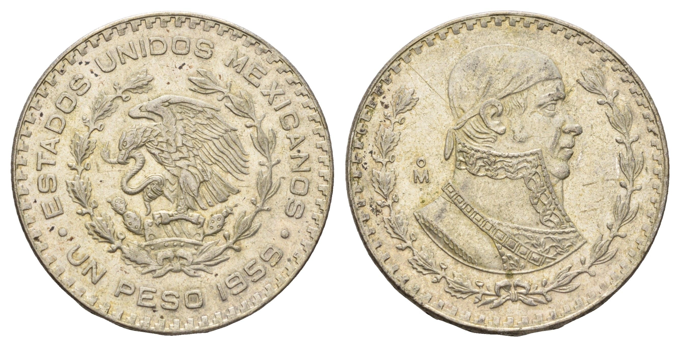 Мексика 1 песо 1959 Хосе Мария Морелос KM 459 серебро 91-221