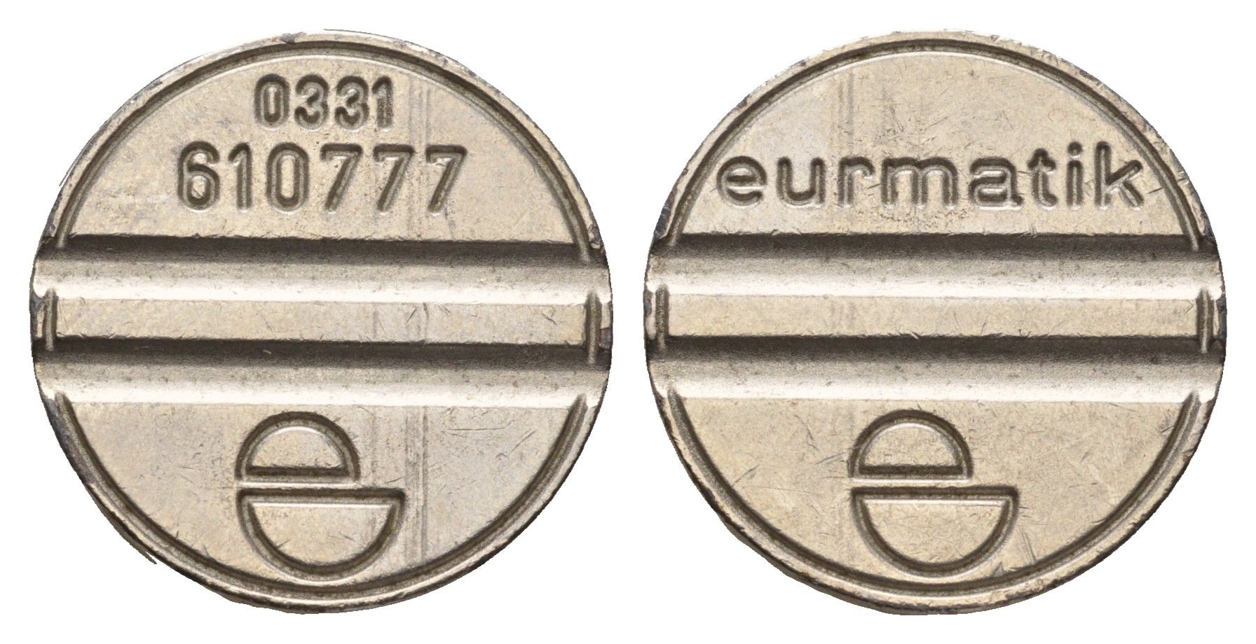 Италия жетон для выдачи напитков - кофе диаметр 23 мм, вес 4,7 гр никель 4670-636