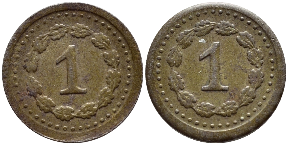 ФРАНЦИЯ 1 САНТИМ ND ЖЕТОН латунь 4396-322