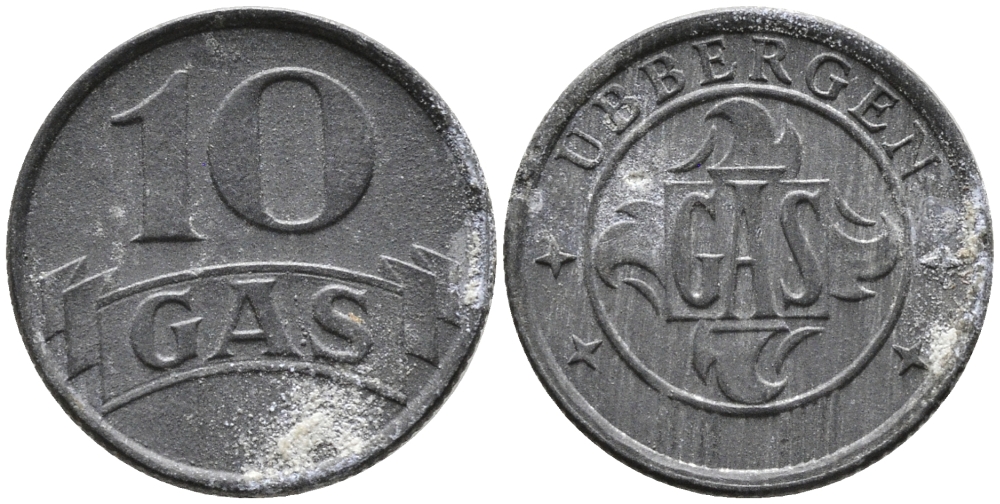 Нидерланды, Харлинген жетон на газ в 10 центов ND (1942) 99-1148