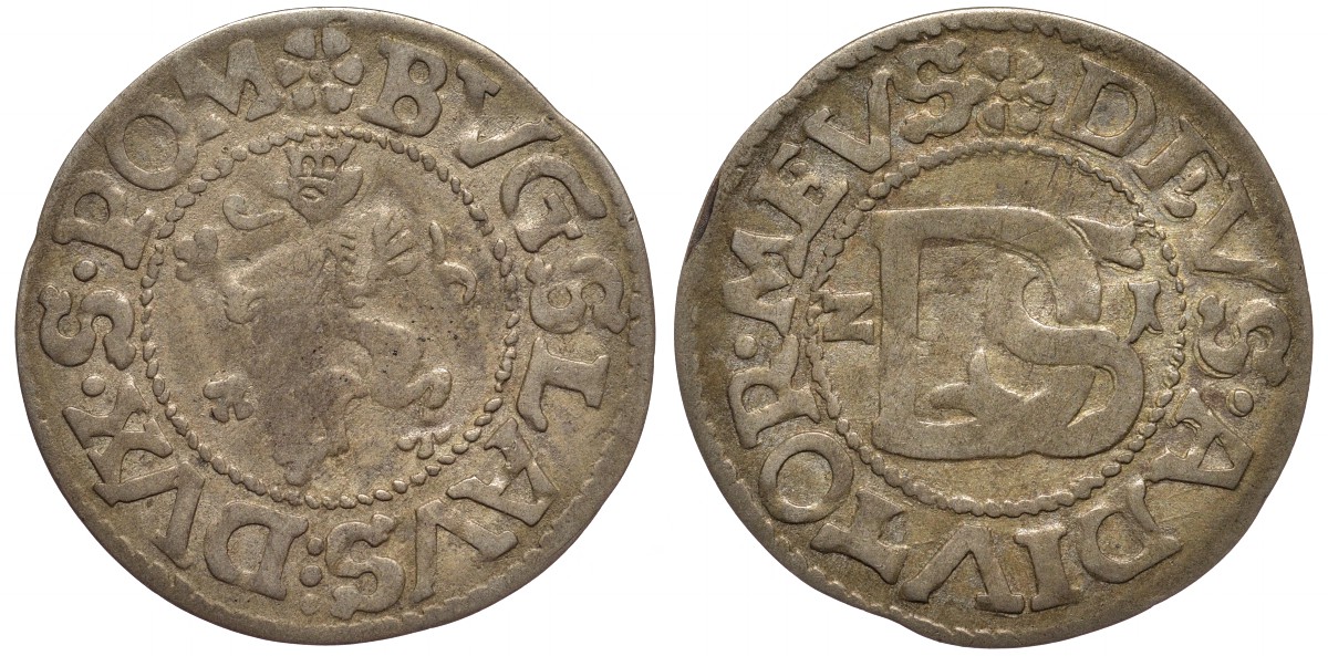 Померания 2 шиллинга = 1/16 талера 1621 KM 63 (17) серебро 1524-642